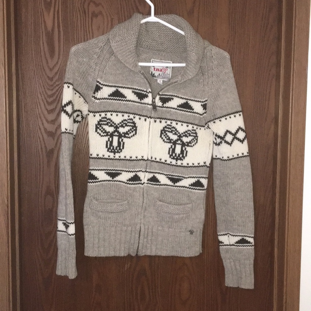 TNA lambs wool sweater.  Size small.